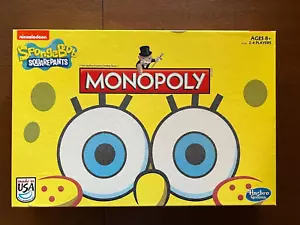 Bob Esponja MONOPOLY Juego de Mesa Edición Nickelodeon 2014 - Nuevo Sellado de Fábrica - Imagen 1 de 6
