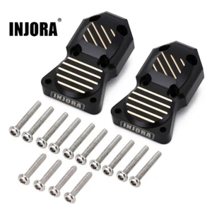 INJORA Brass Diff Covers for 1/24 RC Crawler Axial AX24 SCX24 Front Rear Axle - Picture 1 of 8