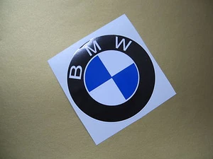 BMW plain roundel sticker/decal x2 - Picture 1 of 1