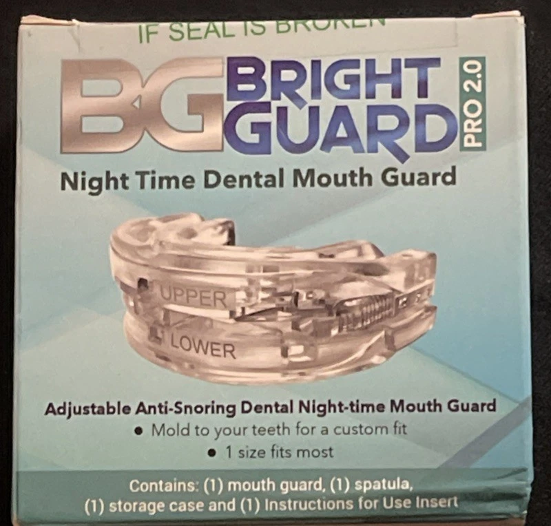 Bright Guard 2.0 Adjustable Night Sleep Aid Bruxism Mouthpiece Mouth Guard - Image 1 of 1