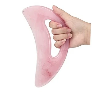 Large gua sha Massage Tool, Lymphatic Drainage Massager,Muscle Scraping Pink - Picture 1 of 7
