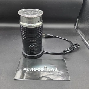 Nespresso 3694 Aeroccino 3 Milk Frother Black Working Complete with Manual - Picture 1 of 6