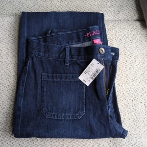 Children's Place Girls Size 14 Zodiac Wash Wide Leg Jeans - Picture 1 of 4