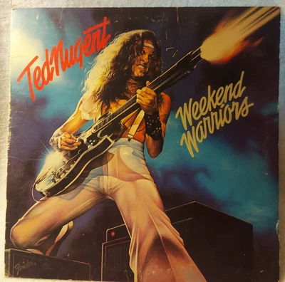 TED NUGENT Weekend Warriors 1978 LP Vinyl Record EPIC-35551🔥FAST,FREE SHIP🔥VG - Image 1 of 4