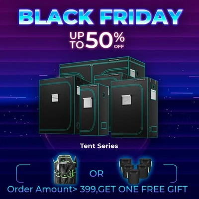 Mars Hydro LED Grow Light Tent 1680D Indoor Plant Growing Tent With Floor Tray - Image 1 of 4