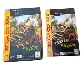 Corpse Killer Sega CD 32X Manual and Box ONLY