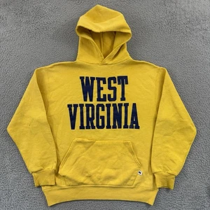 Vintage West Virginia University Sweatshirt Herren L Hoodie Russell Athletic 90s - Bild 1 von 11