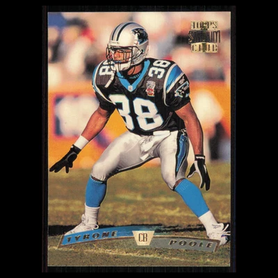 Tyrone Poole #272 1996 Topps Stadium Club Carolina Panthers Football Card NFL NM - Image 1 of 3