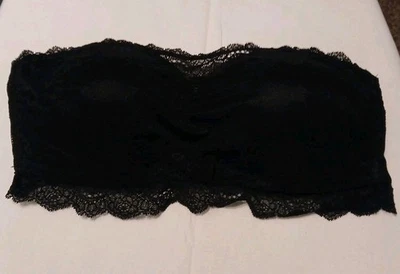 Sujetador Spanx Grande Negro Sin Tirantes Bandeau Pullover Inalámbrico  Foto 1 de 4