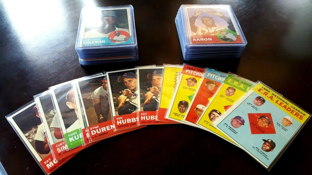 1963 Topps Baseball Cards - Single Cards (#1-576) - Choose Your Player To Complete Your Set 13 thumbnail image