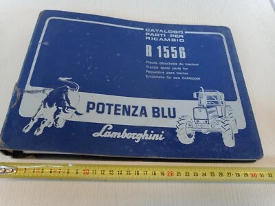 manuale catalogo ricambi originale trattore 1982 Lamborghini R 1556 multilingua - Immagine 1 di 4