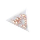 Half Hole Freshwater Pearls Flat Natural Pearl Imitation Round Oval Bead Jewelry