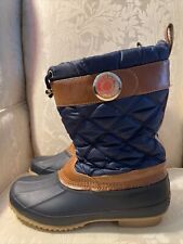 TOMMY HILFIGER WOMEN'S QUILTED INSULATED WATERPROOF ARCADIA WINTER BOOTS (8)