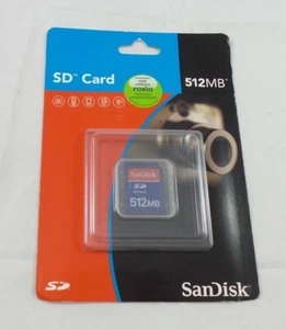 SanDisk 512MB Class 2 Secure Digital Card (SDSDB-512-AW11) - Picture 1 of 2