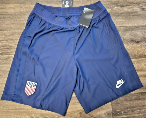 NWT Nike Team USA USMNT Vaporknit Soccer Shorts Blue Mens Size Large CD8053-421 Cover