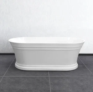 1500*750*560mm Hampton 1500 NF & Gloss White Freestanding Bathtub - Picture 1 of 2