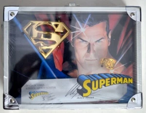 Alex Ross SUPERMAN ROCK BOX HAND SIGNED #5/200 Unopened w RING BELT BUCKLE CASE - Picture 1 of 5