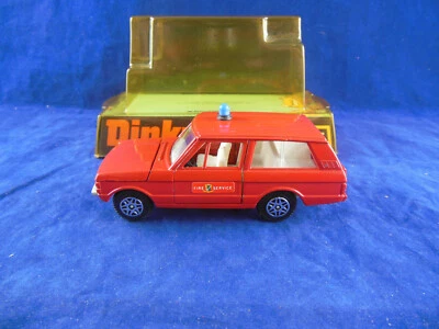 Dinky toys 195 Fire Chiefs Car - Red Range Rover Ivory Interior Mint  - Image 1 of 4