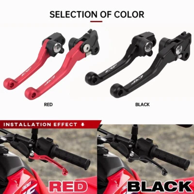 CNC Pivot Brake Clutch Levers For HONDA CRF 250R/450R 2004-2006 CRF250X CRF450X - Image 1 of 4
