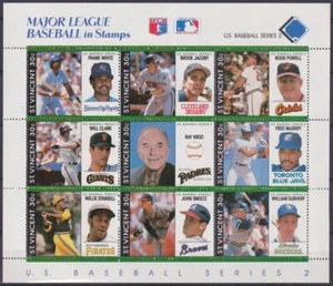 F-EX57082 ST VINCENT MNH 1989 SHEET MAJOR LEAGUE BASEBALL SERIES 2. - Picture 1 of 2