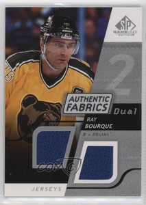 2008-09 SP Game Used Edition Authentic Fabrics Dual Ray Bourque #AF-BQ HOF