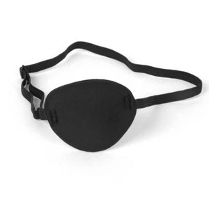Pirate Eye Patch Eyeshade Plain Fancy Costume for Adult Lazy Eye - S - Picture 1 of 12