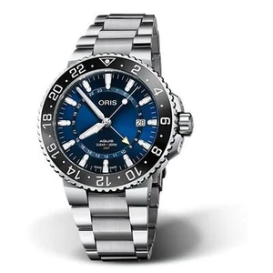 Expositor de tienda Oris 01 798 7754 4135-07 8 24 05PEB 9,7 de 10 Aquis GMT para hombre - Imagen 1 de 4