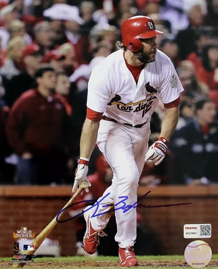 Кардиналы с автографом Лэнса Беркмана из STL 8x10 с сертификатом TRISTAR... Как новый товар! - Изображение 1 из 1