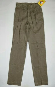 Vintage 90s Duck Head Men's Size 28" x 34" Golf Pants Slacks Chino Pleated Tan - Picture 1 of 11