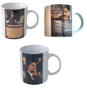 Präsident Obama Gedenktassen mit Signatur Henkel - Bild 1 von 16