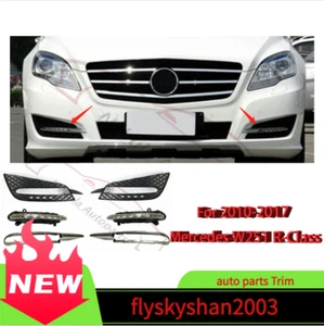 For 2010-2017 Mercedes W251 R-Class A Pair Front LED Grille Fog Light Car Kit - Picture 1 of 13