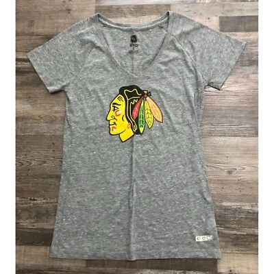 Camiseta gris grande NHL CCM Patrick Kane Chicago Blackhawks para mujer Foto 1 de 4