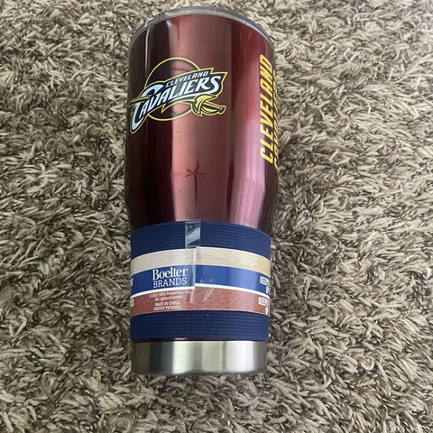 New Cleveland Cavaliers NBA Boelter Brands 30 oz  Ultra Tumbler Red Hot Cold Cover
