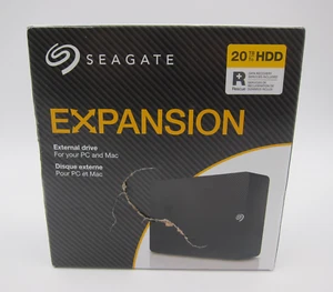 Seagate Expansion Desktop External Hard Drive 20TB STKP20000400 USB 3.0 HDD NEW - Afbeelding 1 van 4