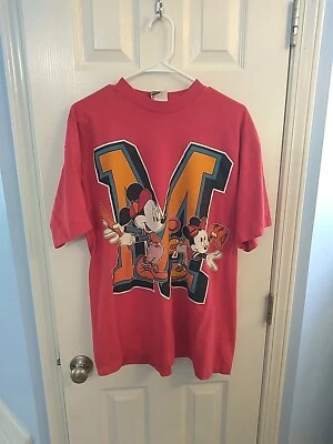 VINTAGE Mickey Unlimited Single Stitch T-Shirt One Size Fits All 90s Made in USA - Image 1 of 4