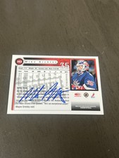 Mike Richter Signed Autographed 1997-98 Donruss Priority #143 New York Rangers