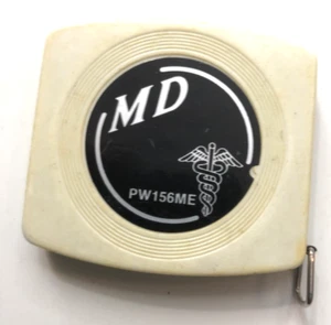 VTG Tape Measure-Lufkin- MD Medical Doctor-Plastic Case-metric - Picture 1 of 7