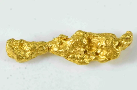 #786 Natural Gold Nugget Australian .42 Grams Genuine Cover