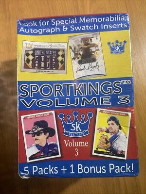 2022 SPORTKINGS Volume 3 Sport Cards 5 Packs + 1 Bonus - Factory Sealed - Image 1 of 4