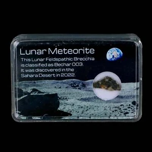 Moon Rock Lunar Meteorite Bechar 003 Algerian Sahara Desert Discovered 2022 - Picture 1 of 4