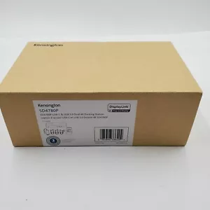 Kensington SD4780P Dual 4K USB 3.0 USB-C Hybrid Docking Station K33620NA 247488 - Picture 1 of 8