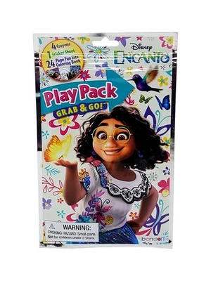 Girls Disney Encanto Grab-n-Go Play Pack Crayons Stickers 10 Pack Set - Image 1 of 4
