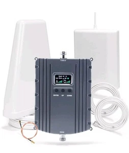 Amplificateur de téléphone portable pour la maison et le bureau, jusqu'à 5500 pieds carrés, amplificateur de signal de téléphone portable - Photo 1 sur 11