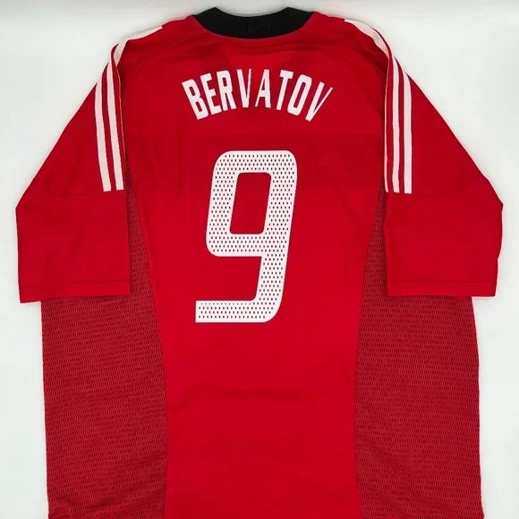 Bervatov #9 Bayern Leverkusen 2002/2003/2004 Home ORIGINAL Adidas VTG Jersey XL - Image 1 of 4