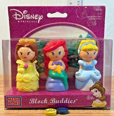 Vintage Mega Bloks Disney Princesses, New in Box, Box Damage - GDJ-P-850 - Image 1 of 4