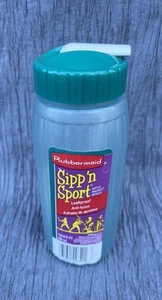 NOS 1996 Rubbermaid Sipp'n Sport 1.25Pt Sip Style bottle 3160 w/ Straw USA - Picture 1 of 5