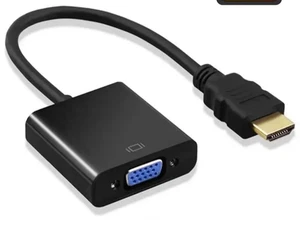 HDMI zu VGA Video Adapter Konverter für Computer Beamer TV PS4 - Bild 1 von 6