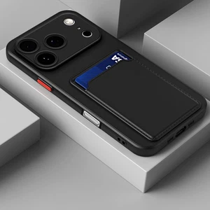 For iPhone 17 Pro Max/17 Pro/Air/17 Soft TPU Silicone Wallet Case with Card Solt - Picture 1 of 18