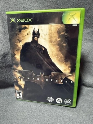 ORIGINAL XBOX BATMAN BEGINS GAME "NO MANUAL" - Image 1 of 3