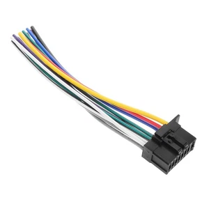 Audio Power Cord Hatch Sound Machine Car Radio Single Din Wiring Kit - Picture 1 of 12